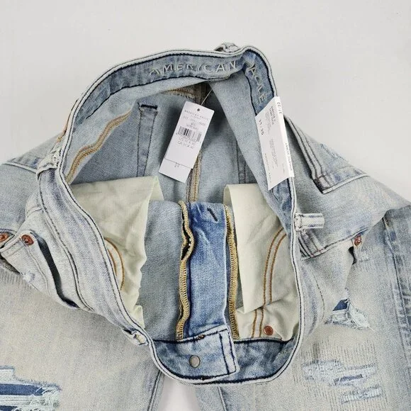 SOLD OUT American Eagle Jeans Mens 31x30 Blue Airflex + Temp Tech Skinny NWT - Picture 5 of 13